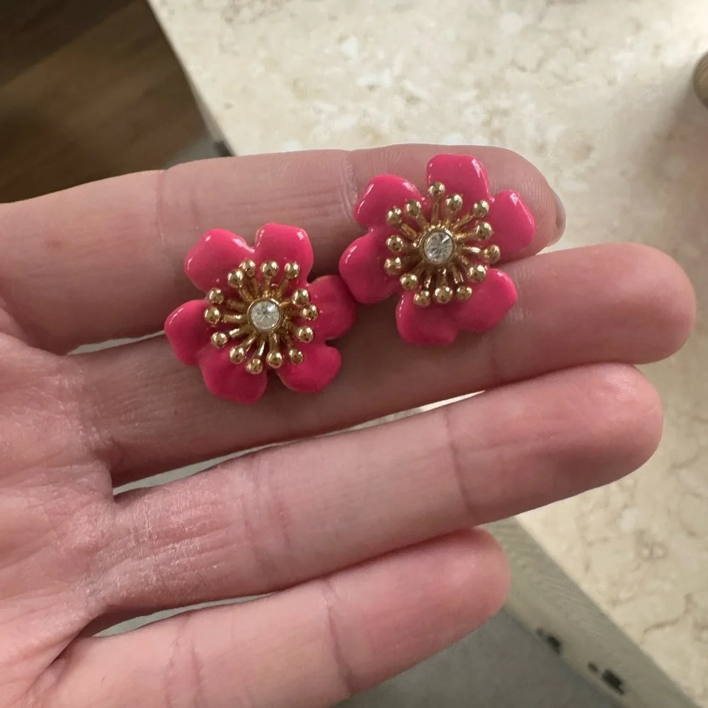 Kate Spade Flower Earrings - Picture 2 of 3